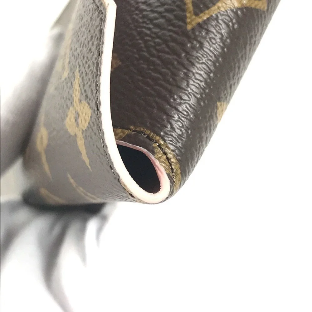 LOUIS VUITTON Brown Monogram Canvas Pochette Pouch